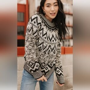 Bohme "Anahi" Knit Sweater, Small, Style#SW6570-B, NWT